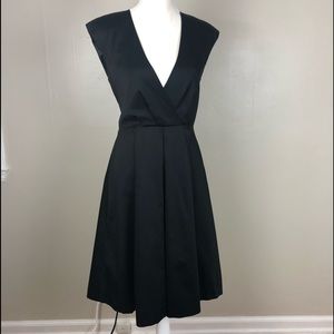Calvin Klein V Neck Fit and Flair LBD